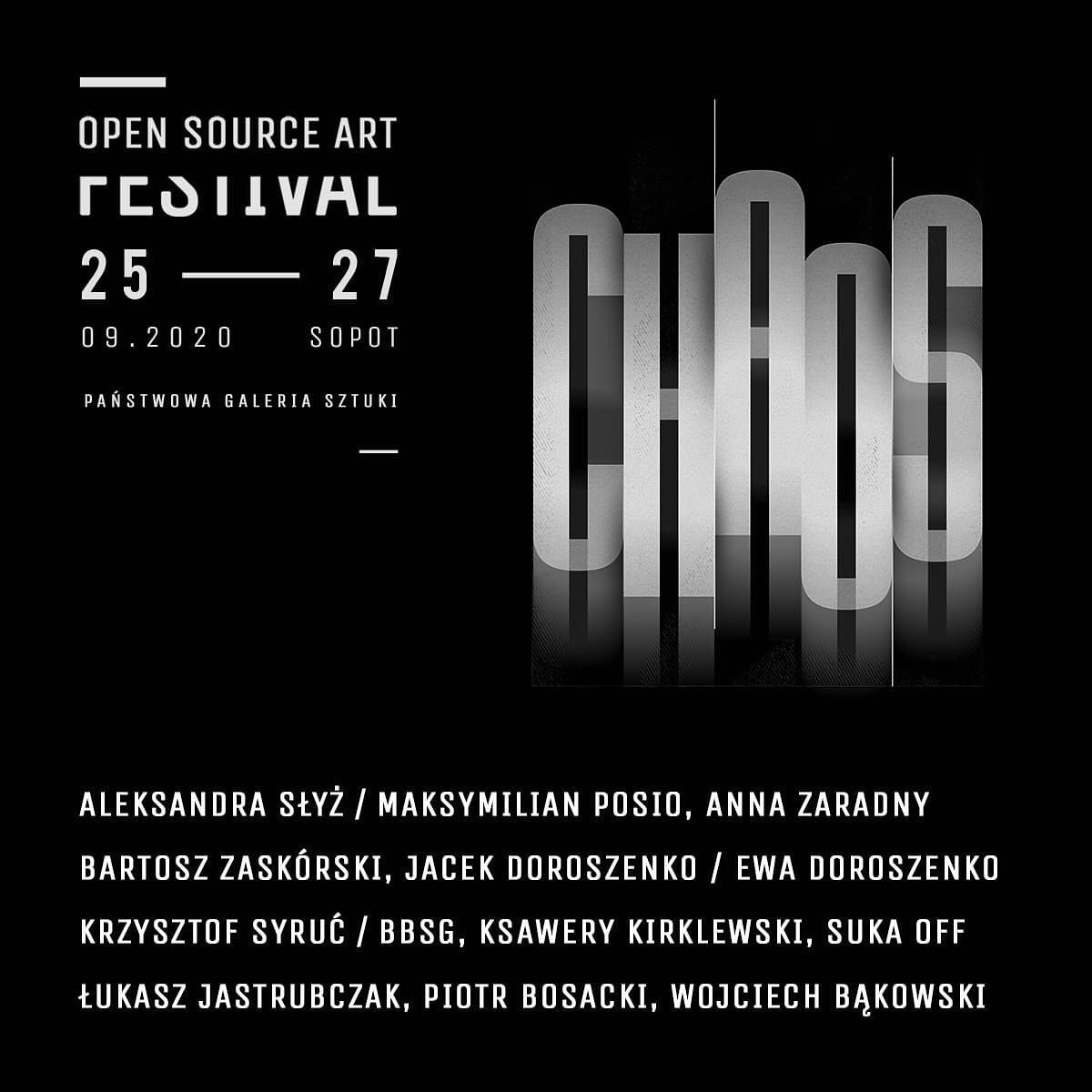 Jacek Doroszenko - Open Source Art Festival – Chaos, exhibition 01