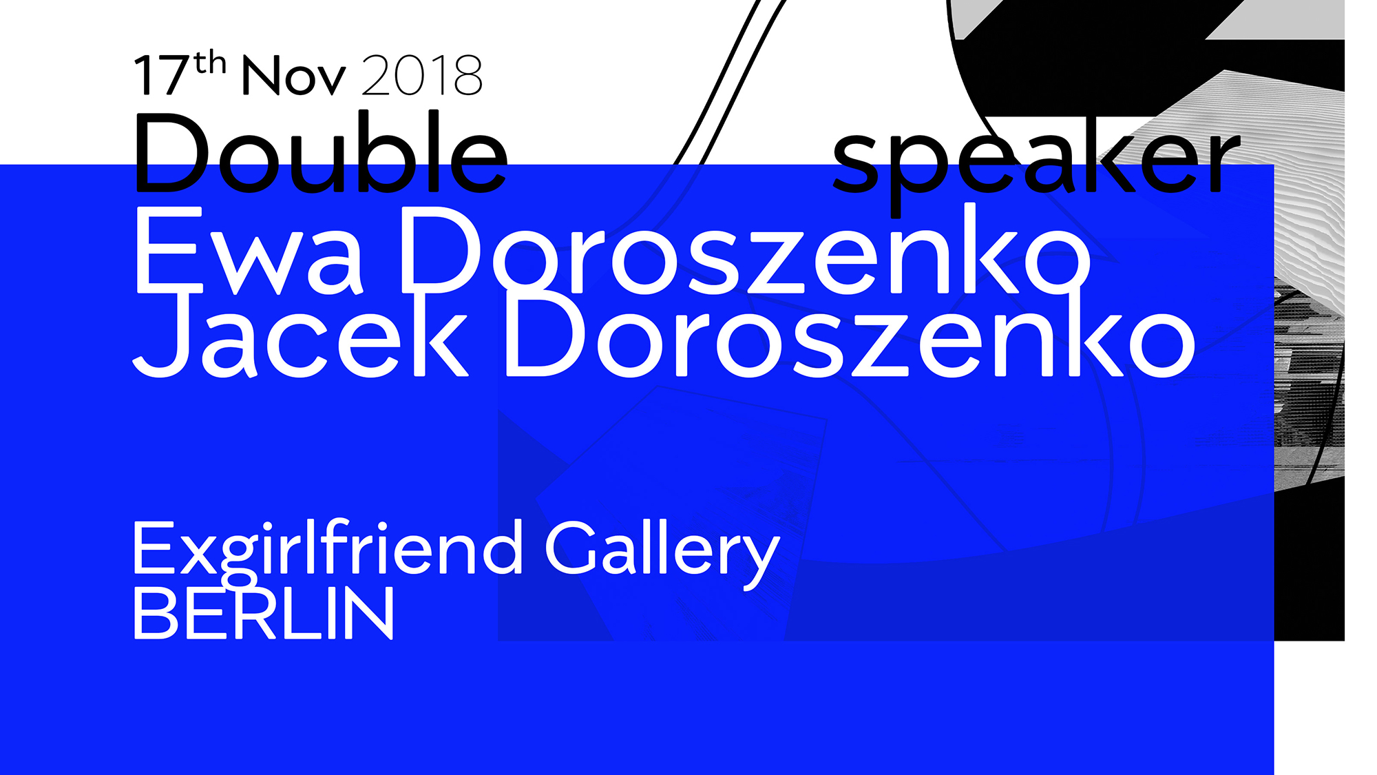 Ewa Doroszenko and Jacek Doroszenko - Double speaker - Berlin - Exhibition 01