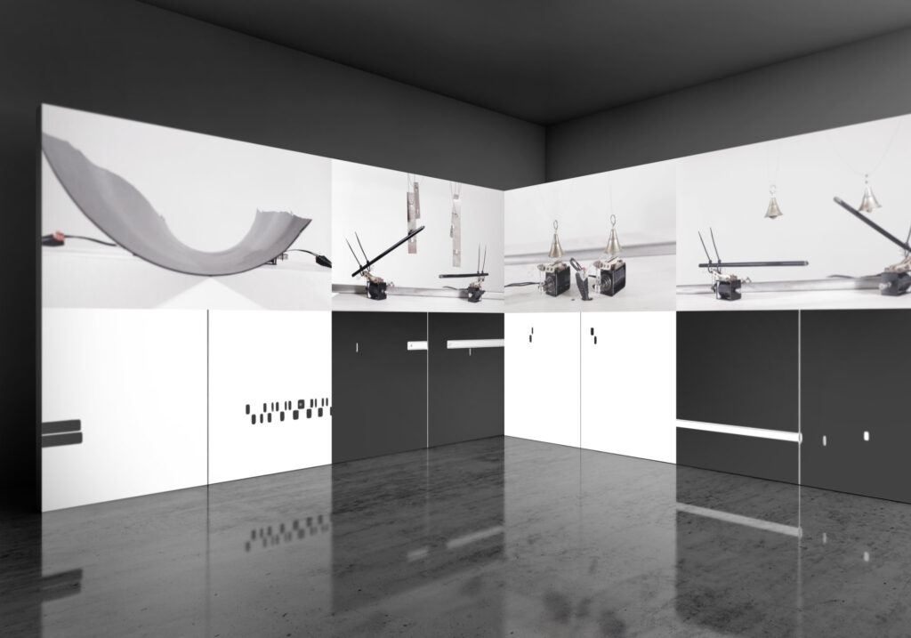 Visual and audio artist - Jacek Doroszenko - Metascore of new gestures - Exhibition 01