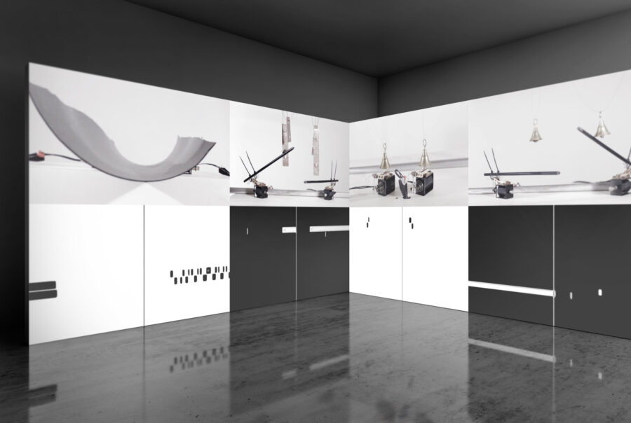 Visual and audio artist - Jacek Doroszenko - Metascore of new gestures - Exhibition 01