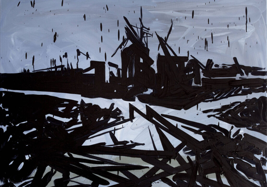 Jacek Doroszenko - 10 minutes, oil on canvas 01