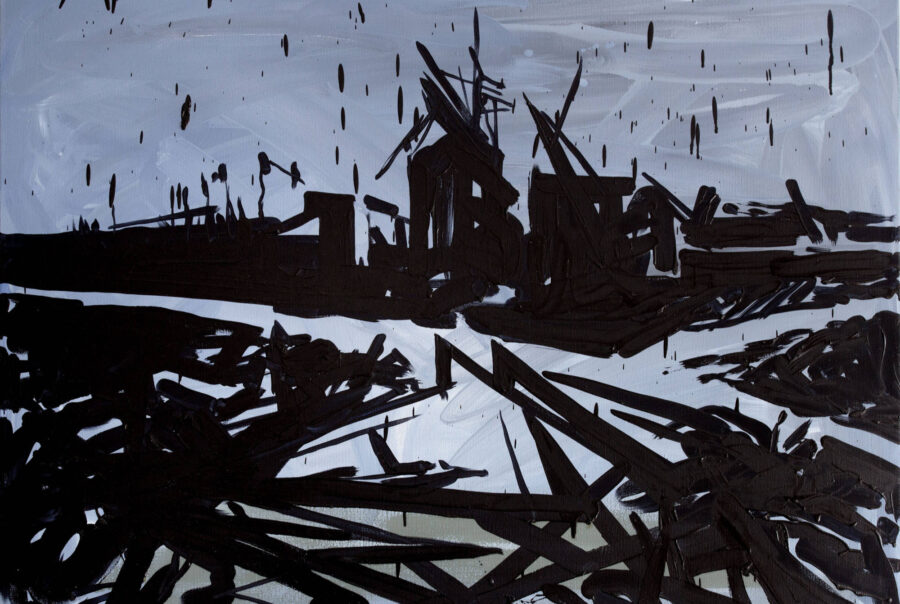 Jacek Doroszenko - 10 minutes, oil on canvas 01