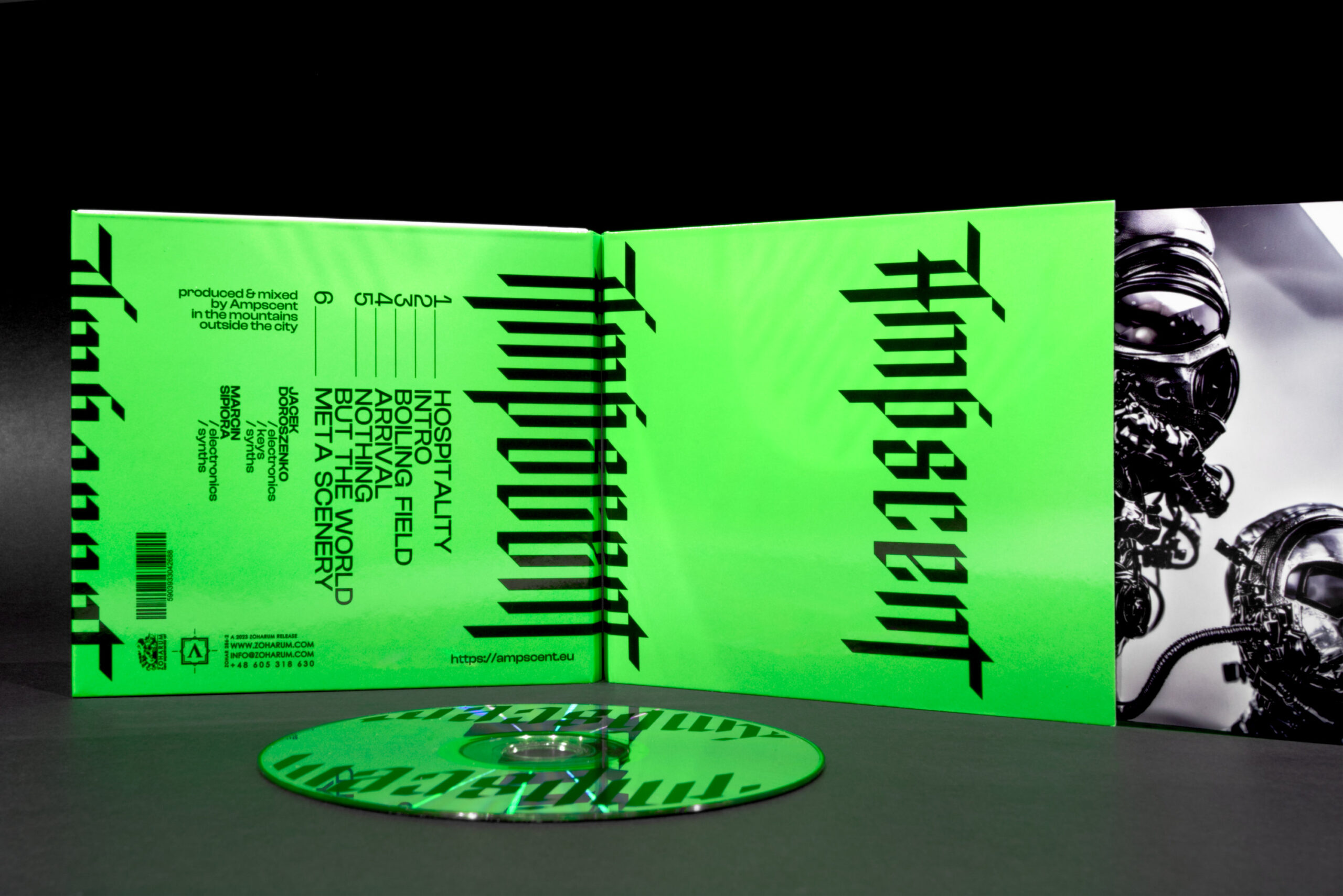 Ampscent album, Zoharum Records, Jacek Doroszenko and Marcin Sipiora, 2023