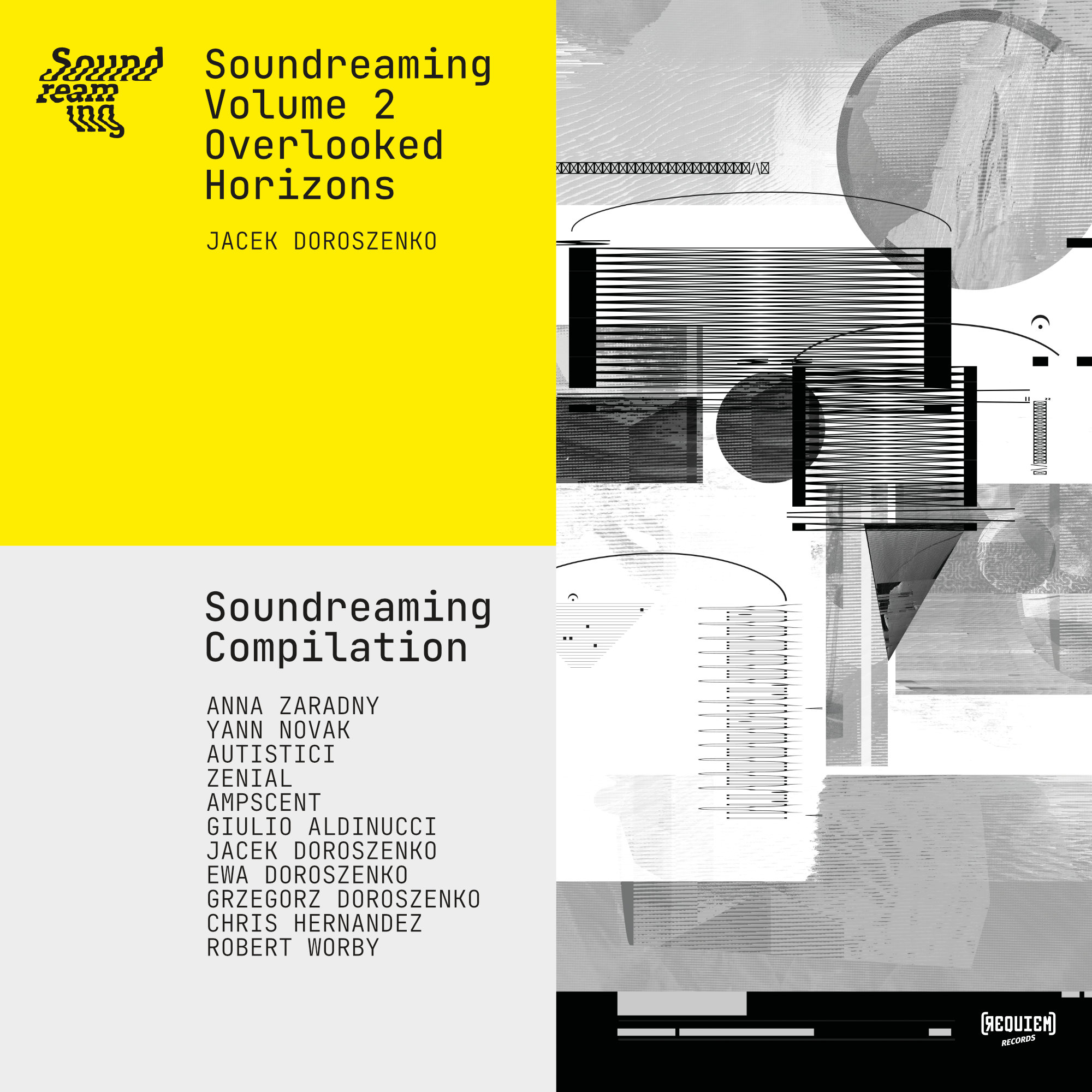 Jacek Doroszenko – Soundreaming Volume 2 + Soundreaming Compilation – okładka albumu, Requiem Records, 2024