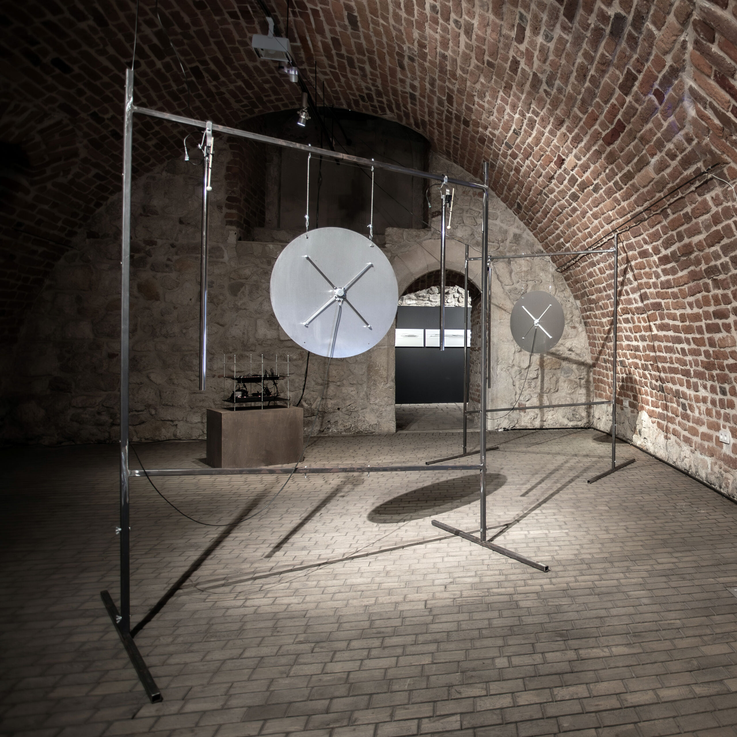 Jacek Doroszenko – Largo na trzy punkty | Largo for Three Points, sound installation, Pałac Potockich, Kraków, 2025