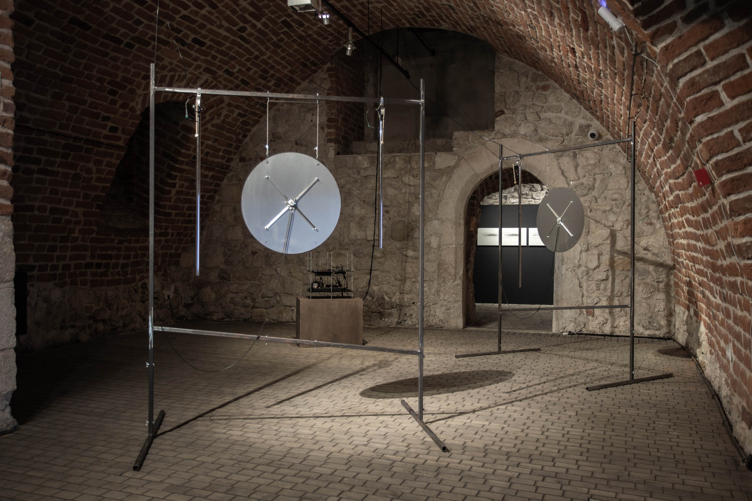 Jacek Doroszenko – Largo na trzy punkty | Largo for Three Points, sound installation, Pałac Potockich, Kraków, 2025