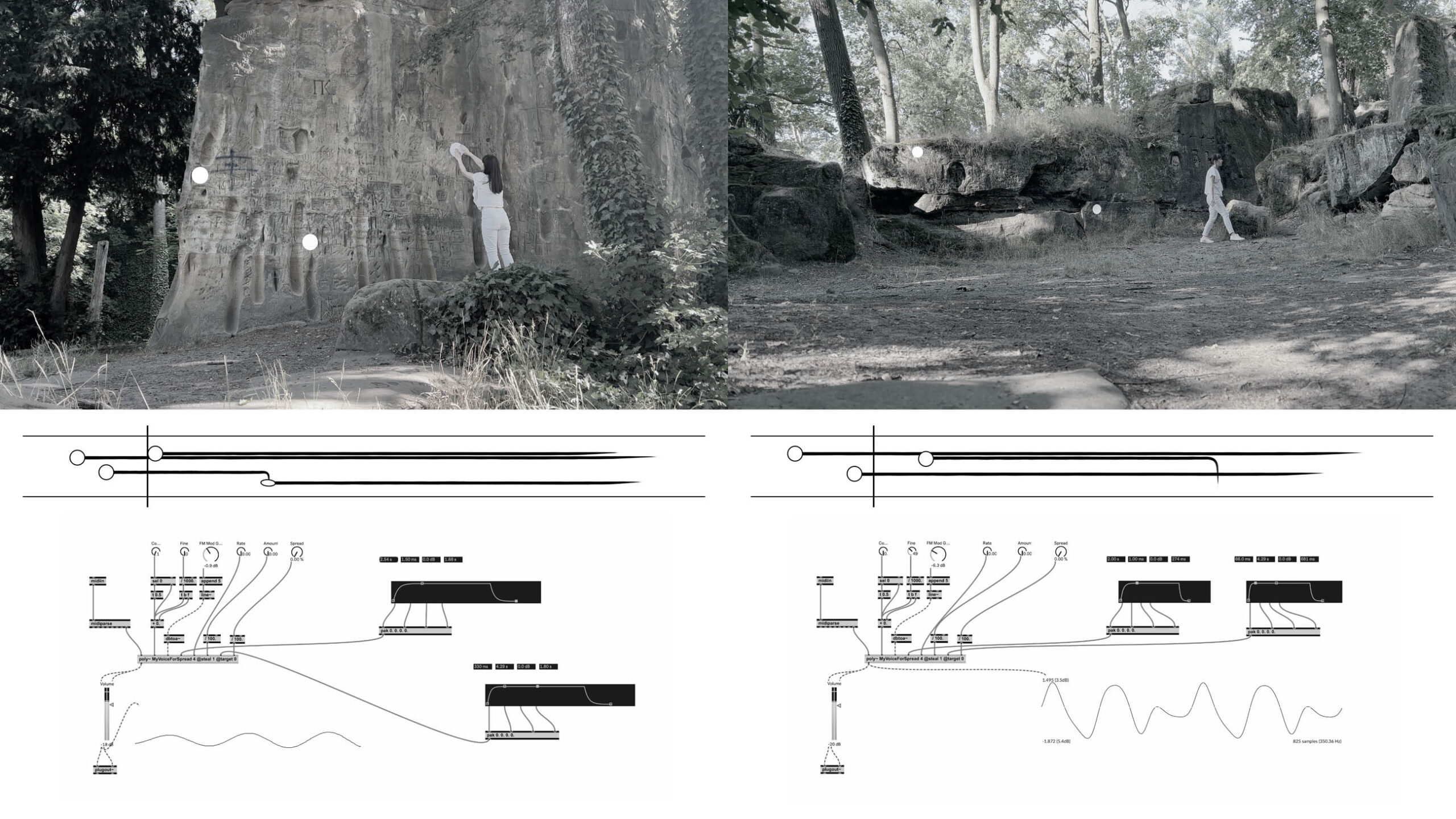 Jacek Doroszenko – Wideo-partytura krajobrazowa. Ogród | Landscape Video Score. Garden – video, exhibition, Pałac Potockich, Kraków, 2025