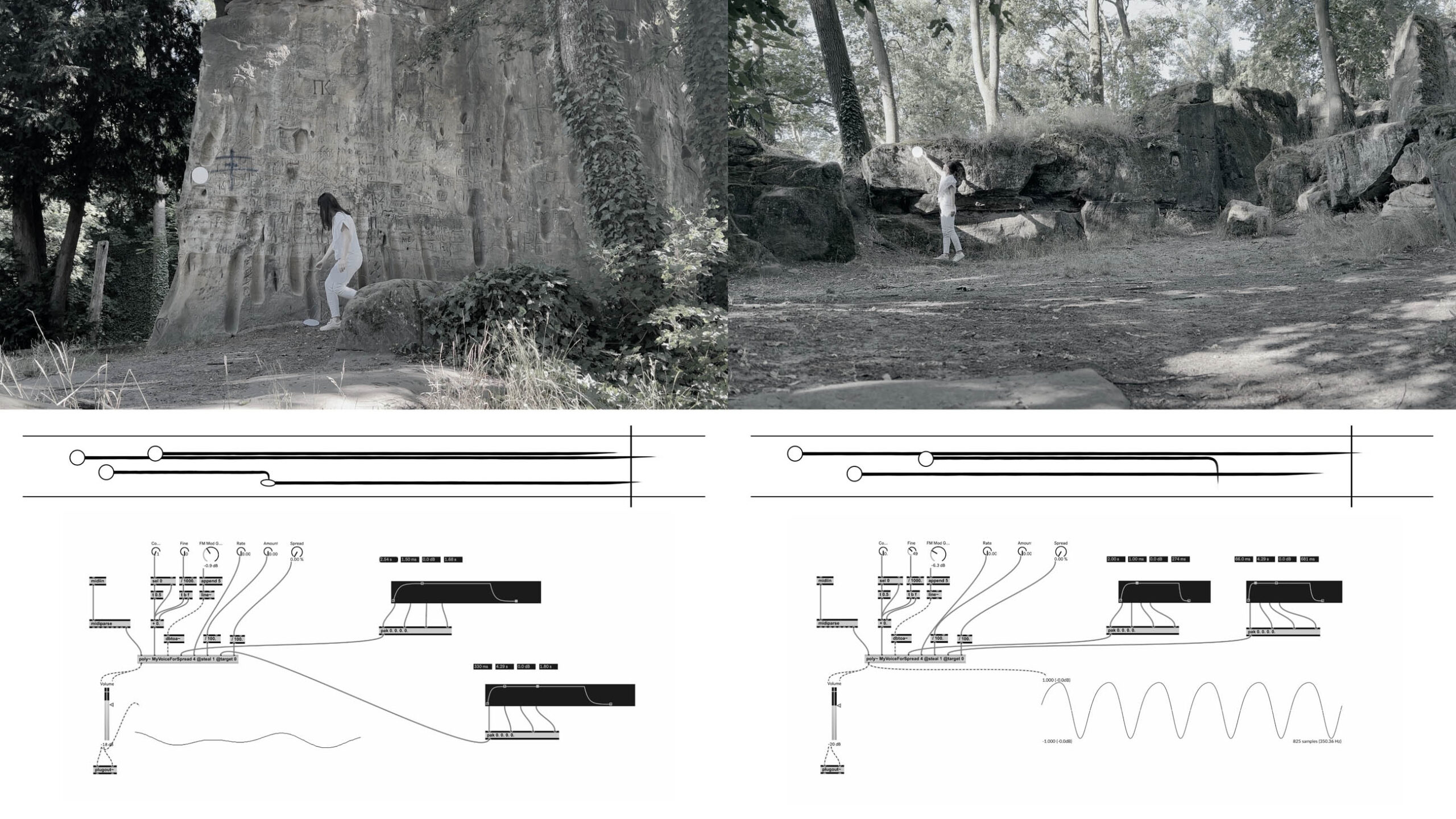 Jacek Doroszenko – Wideo-partytura krajobrazowa. Ogród | Landscape Video Score. Garden – video, exhibition, Pałac Potockich, Kraków, 2025
